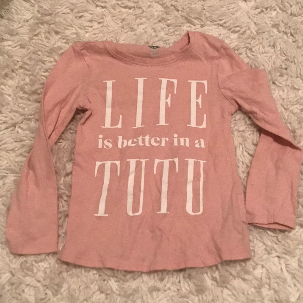 Graphic shirt pink dancer shirt